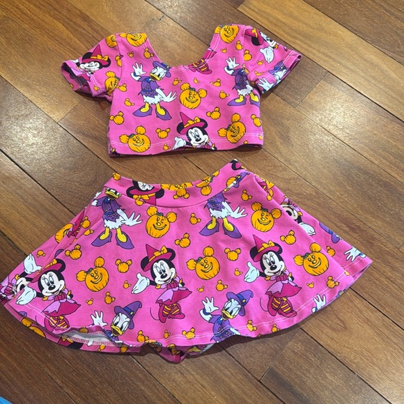 Halloween girls outfit set